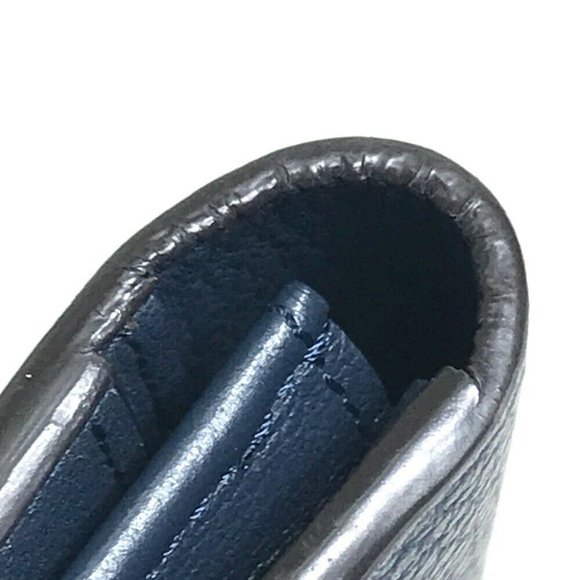 LOUIS VUITTON M58818 Portefeuille Brazza Bifold Long Wallet Navy - Picture 10 of 10